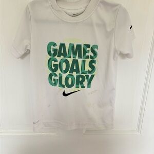 Nike Kids' Tee with Green Graphic